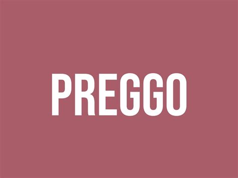 prego in inglese|preggo means.